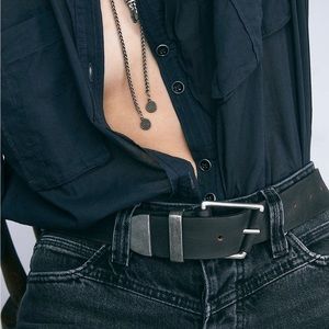 Free People Getty Leather Belt